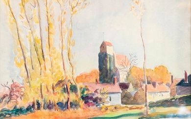 Ludovic RODO PISSARRO (1878 1952) Le village