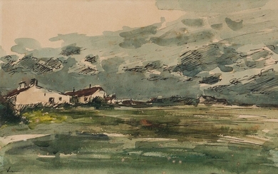 MAURICE VLAMINCK (1876 / 1958) "Landscape"