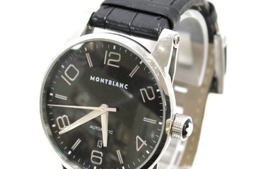 MONTBLANC Montblanc timewalker watch SS black 7070 PB211610