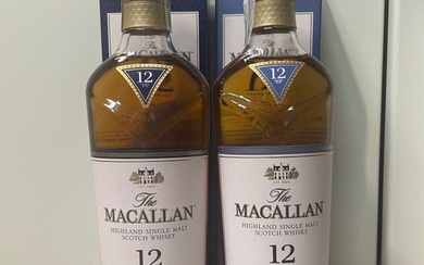 Macallan 12 years old Double Cask & Triple Cask Matured - Original bottling - 700ml - 2 bottles