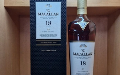 Macallan 18 years old Sherry Oak Cask 2020 Release - Original bottling - 700ml