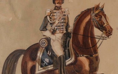 Maison du Roi 1825. Grenadiers à cheval,... - Lot 3 - Ader