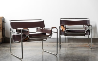 Marcel Breuer for Stendig Pair of Wassily Chairs
