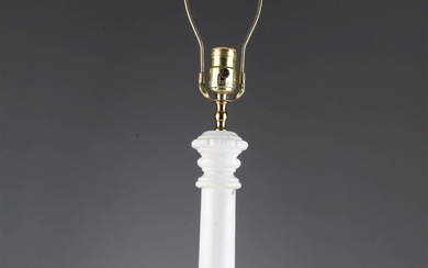 Mid Century Italian Classical Marble Column Lamp
