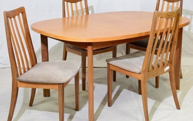 Mid Century Modern Teak Table & 6 Chairs by G-plan