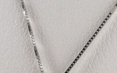 Miluna - 18 kt. White gold - Necklace with pendant - 0.14 ct Diamond