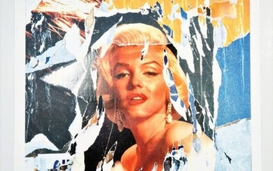 Mimmo Rotella (1918-2006) - Omaggio a Marilyn