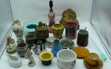 Miscellaneous collection of ceramics and glass items