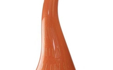 Murano glass vase serie “ Gocce Oro “ signed