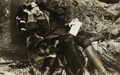 NAPOLEON SARONY (1821-1896) Portrait of Oscar Wilde.