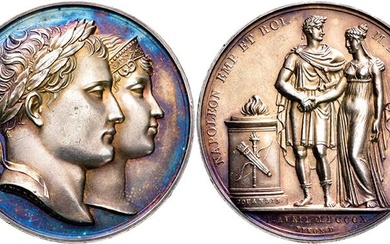 Napoléon I. 1804-1815, Medaille 1810 (Stempel von Bertrand Andrieu und...