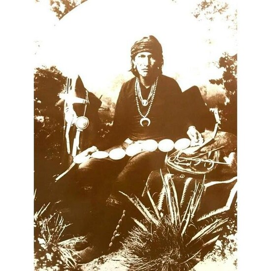 Native American History, Navajo Silversmith Photo Print