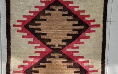 Navajo twill woven regional rug ca 1920's