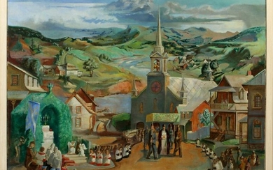 PATRICK MORGAN OIL ON CANVAS, 1933