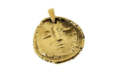 Pablo Picasso 18k Gold Medallion
