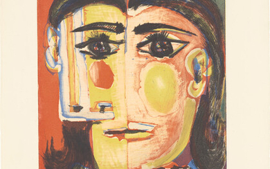 Pablo Picasso, Tête de femme No. 5 (Head of a Woman No. 5): Portrait de Dora Maar (Bl. 1337; Ba. 653)