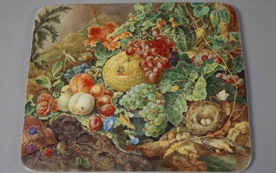 Pair of wall panels with still life