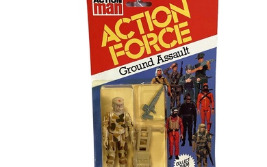 Palitoy Action Man Action Force Series 1 Ground Assault, on card with blister pack (1)