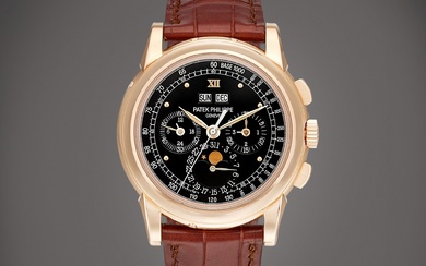 Patek Philippe Reference 5970 R-018 A pink gold perpetual calendar...