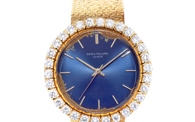 Patek Philippe, Yellow Gold and Diamond Watch, Ref. 3563/2