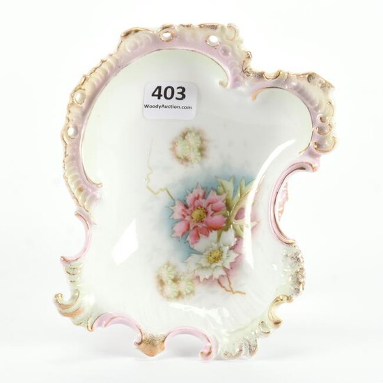 Pedestal Candy Dish, Early Unmarked Prussia