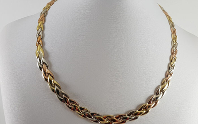 Periamma - 18 kt. Pink gold, White gold, Yellow gold - Necklace