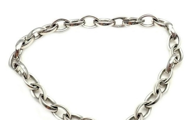 Piaget 18k White Gold Link Bracelet 7.5"
