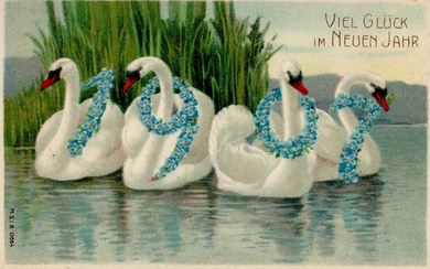 Picture Postcards, Greeting Cards, New Year Days