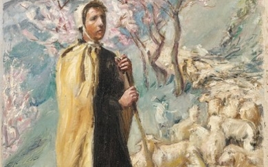 Pierre GRIVOLAS 1823 - 1906 La bergère