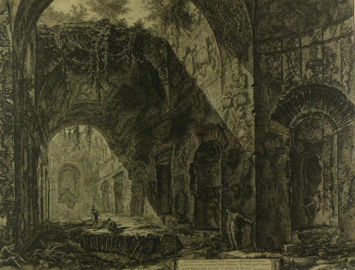 Piranesi, Giovanni-Battista — Interno del Tempio detto di Canopo nella Villa Adriana