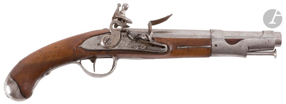 Pistolet à silex de cavalerie modèle 1763-1766... - Lot 3 - Ader