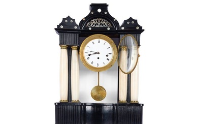 Portal clock, Biedermeier, around 1830/40