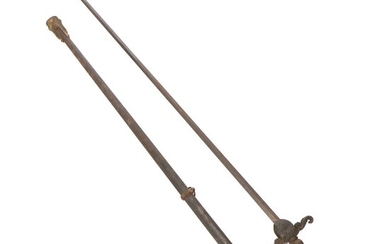 Post-War M1840 Type Medical Staff Sword and Scabbard, Late 19th Century