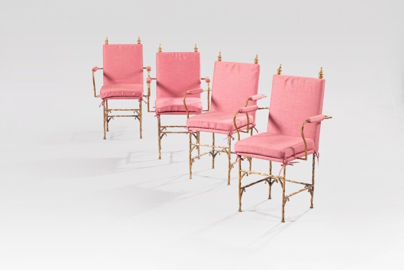 Quatre fauteuils modèle Athéna, Elizabeth Garouste et Mattia Bonetti