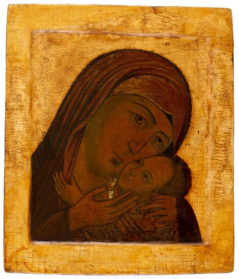 RUSSIAN ICON SHOWING THE MOTHER OF GOD KORSUNSKAYA