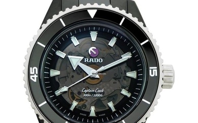 Rado HyperChrome Captain Cook R32127152 - Captain Cook Automatic Black Dial Ceramic Men's Watch