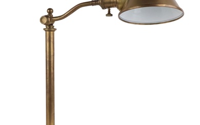 Ralph Lauren Antiques Brass Finish Swing Arm Table Lamp