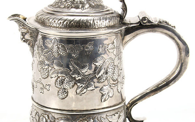 Rare Queen Anne Britannia Standard Silver Tankard, Robert Timbrell & Joseph Bell, London, 1712.