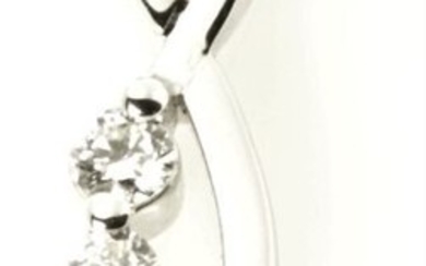 Recarlo - 18 kt. White gold - Necklace with pendant Diamond