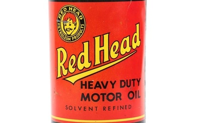 Red Head Heavy Duty Motor Oil 1 Quart Tin