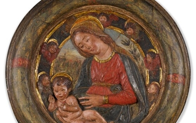 Relief of the Madonna and Child, After Benedetto da Maiano, Italian, Florence, probably 16th century
