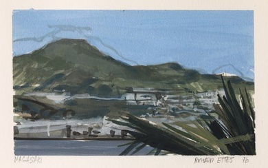 Richard Estes, Nagasaki. 1996. Watercolor