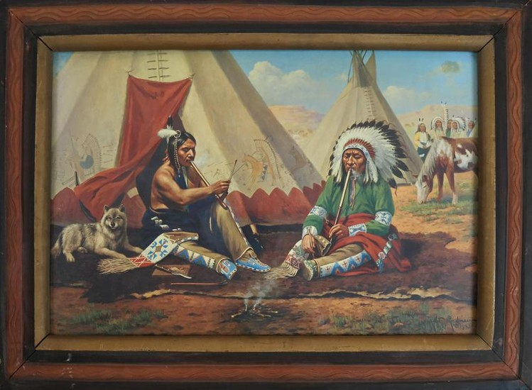 Robert LANDNEUX: Native American Print c. 1927