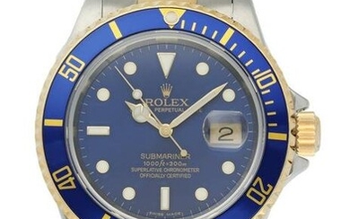 Rolex Submariner 16613 Men's Watch Box & Papers