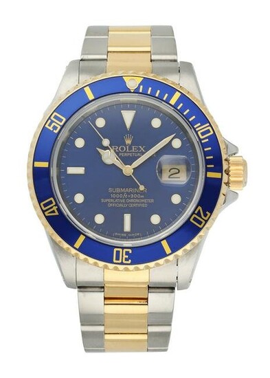Rolex Submariner 16613 Men's Watch Box & Papers