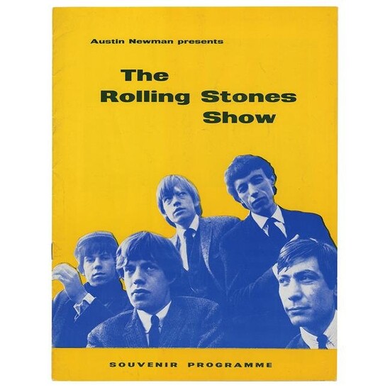 Rolling Stones 1964 UK Tour Program with Rare Photo