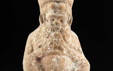 Romano-Egyptian Pottery Figure of Bes