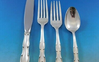 Rondo by Gorham Sterling Silver Flatware Set For 12 Service 59 Pieces
