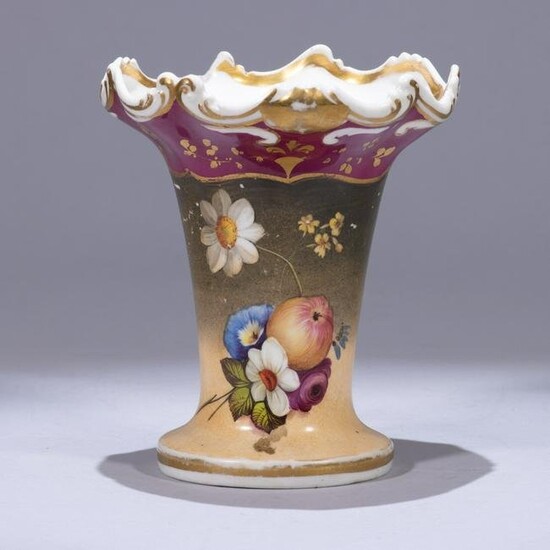 Royal Worcester Blush Porcelain Vase ca. 1850