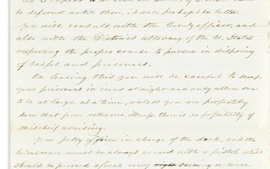 (SLAVERY & ABOLITION.) Correspondence regarding the delivery of the American slave ship Sarah Ann to